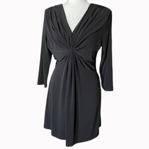 NY Collection Black Occasion Dress Sz L